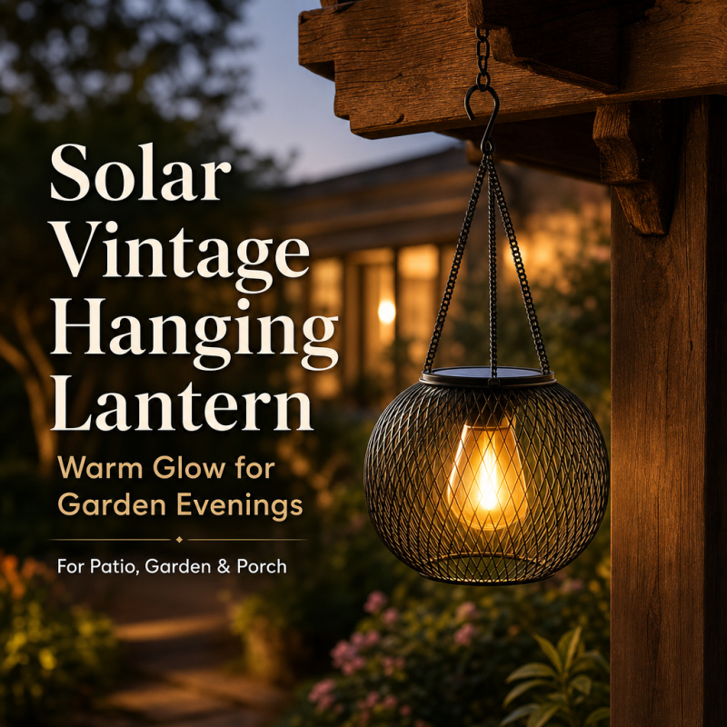 Outdoor Lighting Construction - Solarbetriebene LED-Hänge-Bodenlampe für Außenbereich, Ausgehöhlte Garten-Landschaftsbeleuchtung,