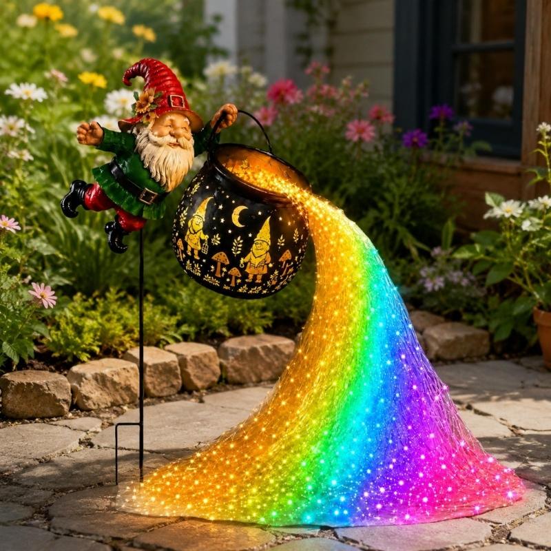 Outdoor Lighting Accent - Solar-Gartenleuchte für den Außenbereich mit eiserner