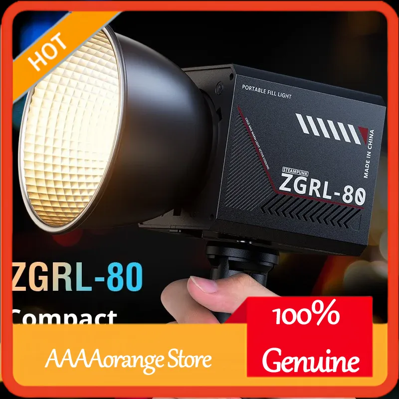Outdoor Lighting For Photography - ZGRL80 80 W COB-LED-Videoleuchte, tragbare tragbare