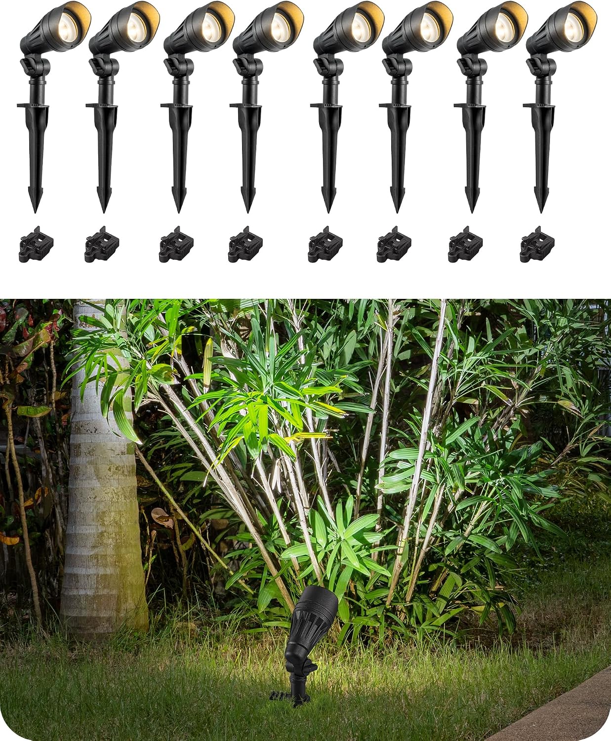 Outdoor Lighting Tree - Niederspannungs-Strahler mit Aluminiumgehäuse für Außenbeleuchtung, ACDC