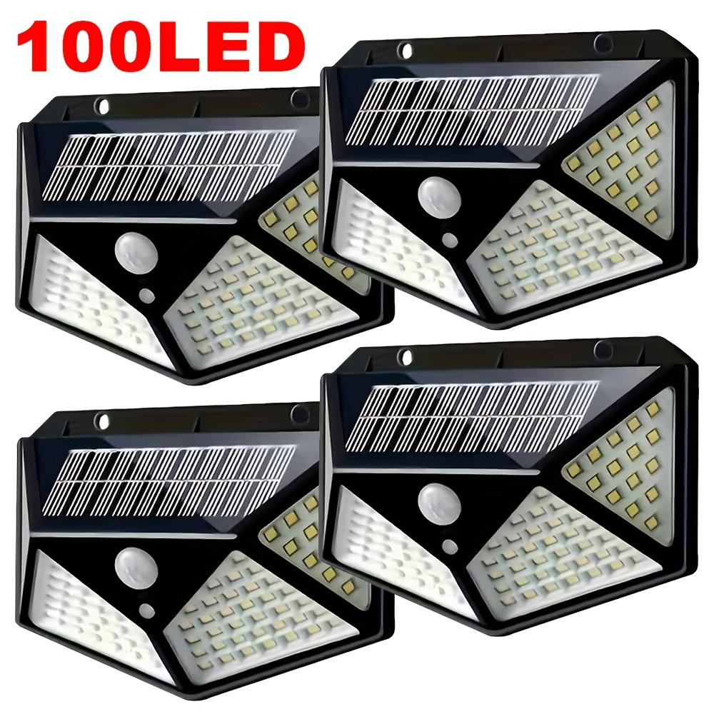 Outdoor Lighting Construction - 100 LED Solar-Gartenleuchte für Außenbereich mit