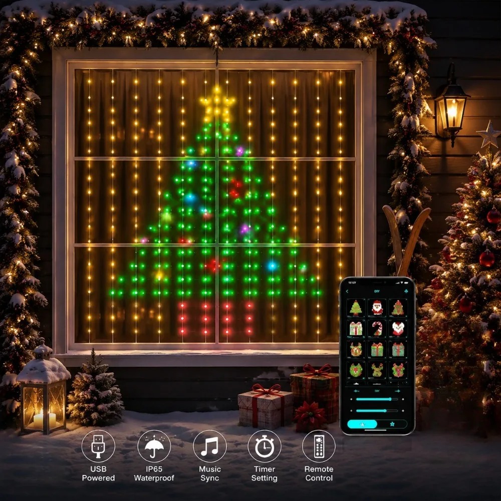Outdoor LED Pixel Vorhanglicht – Outdoor Lighting And Decor Bewertung und Preis