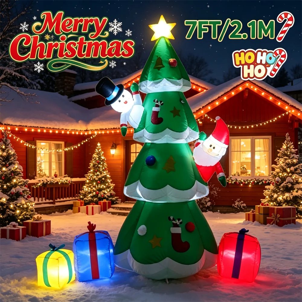 7FT Leuchtender aufblasbarer W – Outdoor Lighting Tree Bewertung und Preis