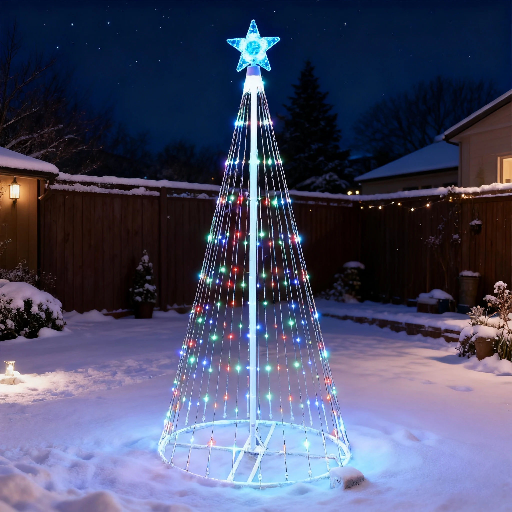 Solarbetriebene LED-Wasserfall – Solar Fairy String Bewertung und Preis