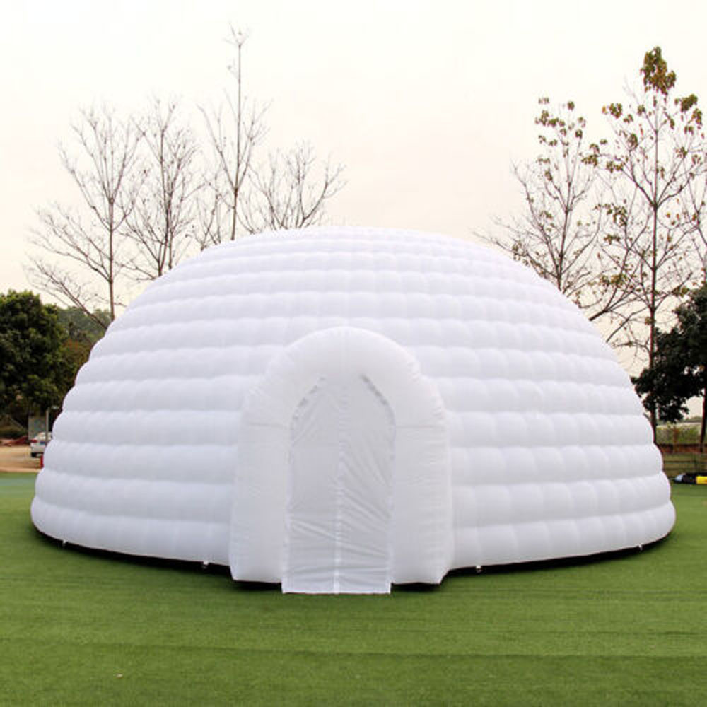 Weißes aufblasbares Iglu-Zelt  – Outdoor Lighting Rental For Party Bewertung und Preis