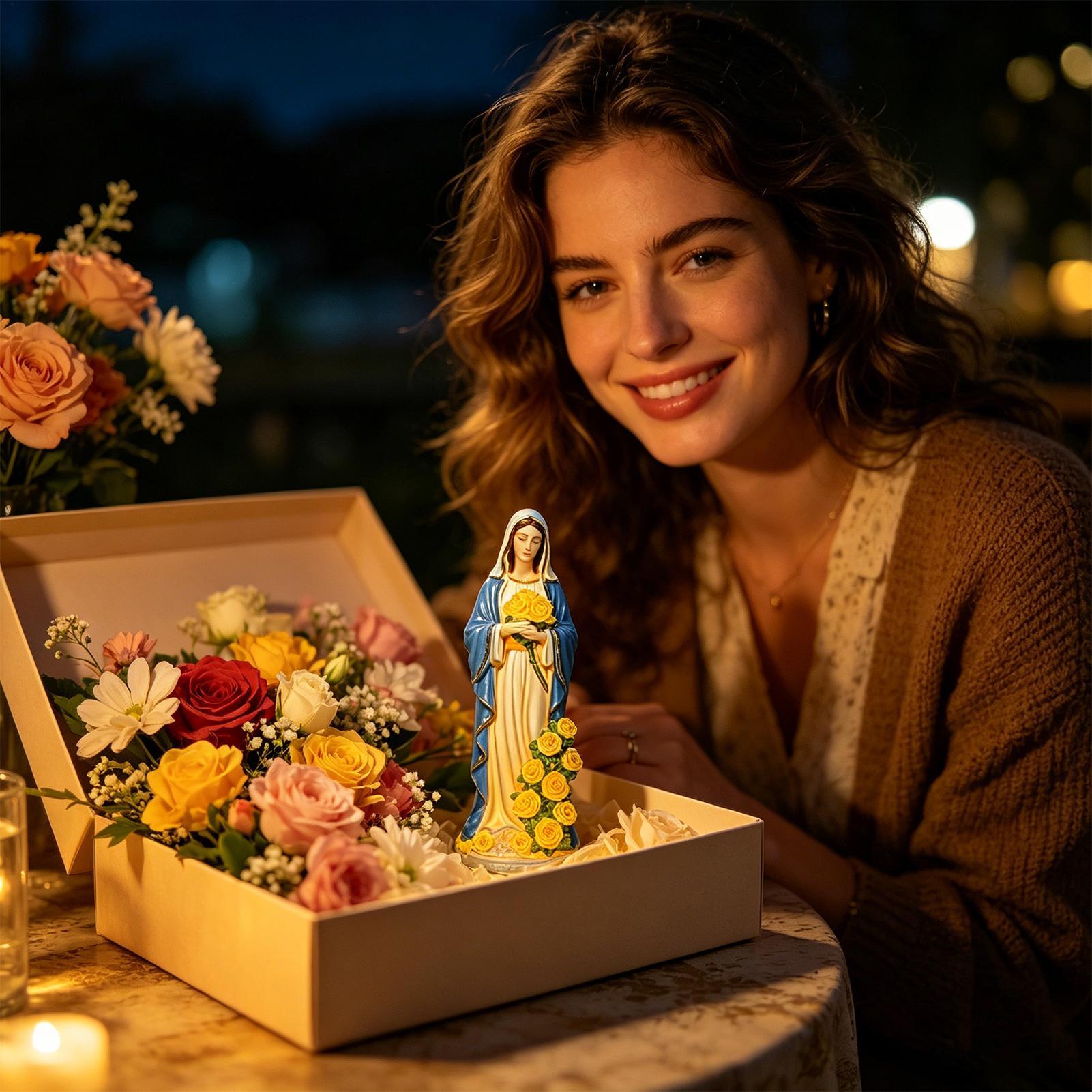 Solar-Statue der Jungfrau Mari – Outdoor Lighting Fixtures Bewertung und Preis