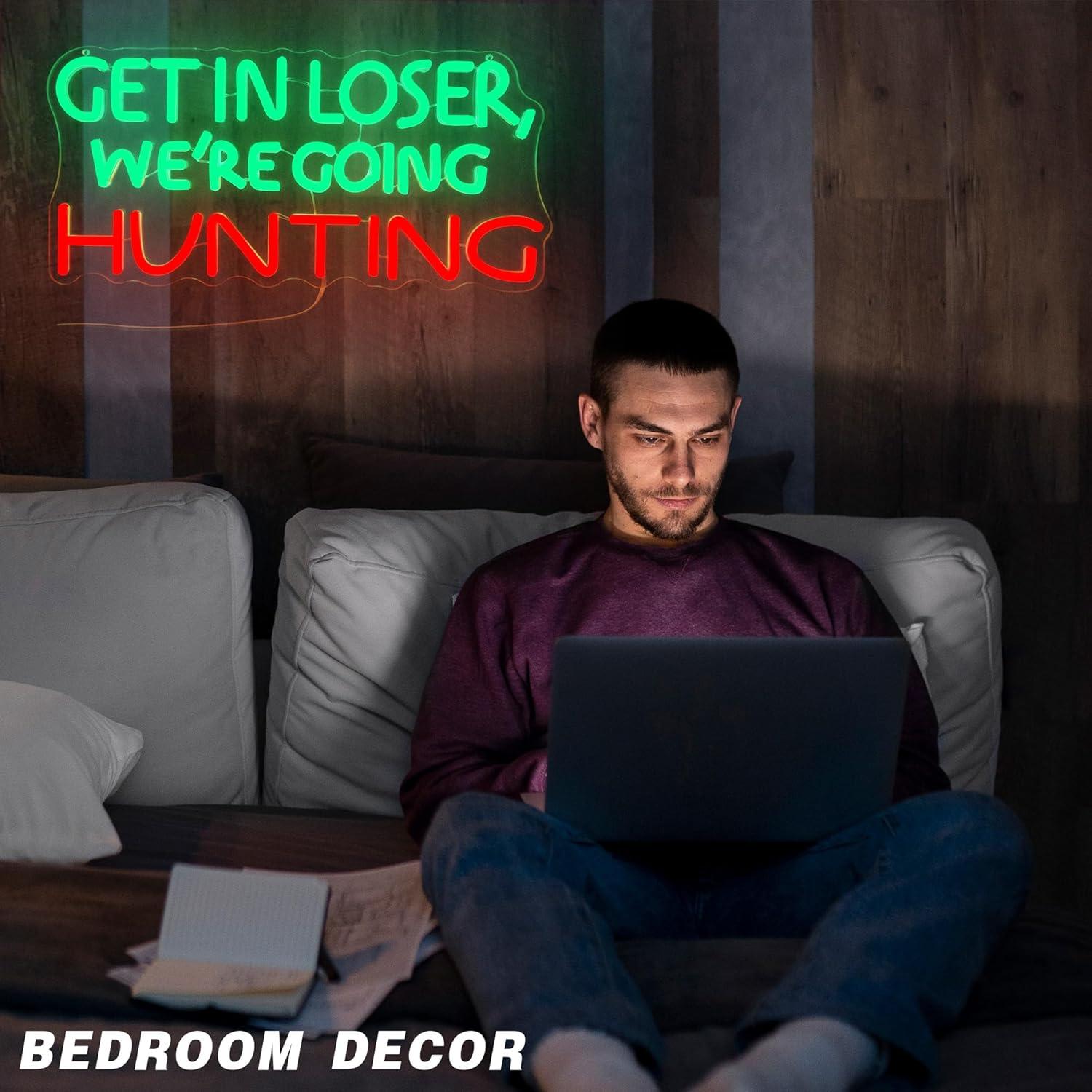 Lustiges Jagd-Neonschild LED-L – Outdoor Lighting And Decor Bewertung und Preis