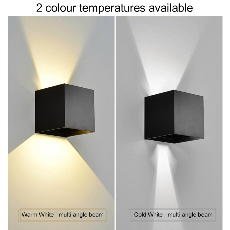 LED-Wandleuchten, 7 W, kaltwei – Outdoor Lighting Up And Down Bewertung und Preis