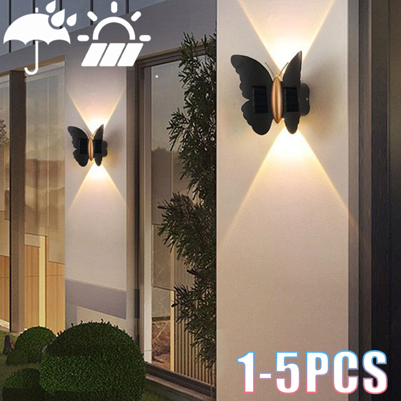 1–5 Stück Solar-Schmetterlings – Outdoor Lighting Accent Bewertung und Preis