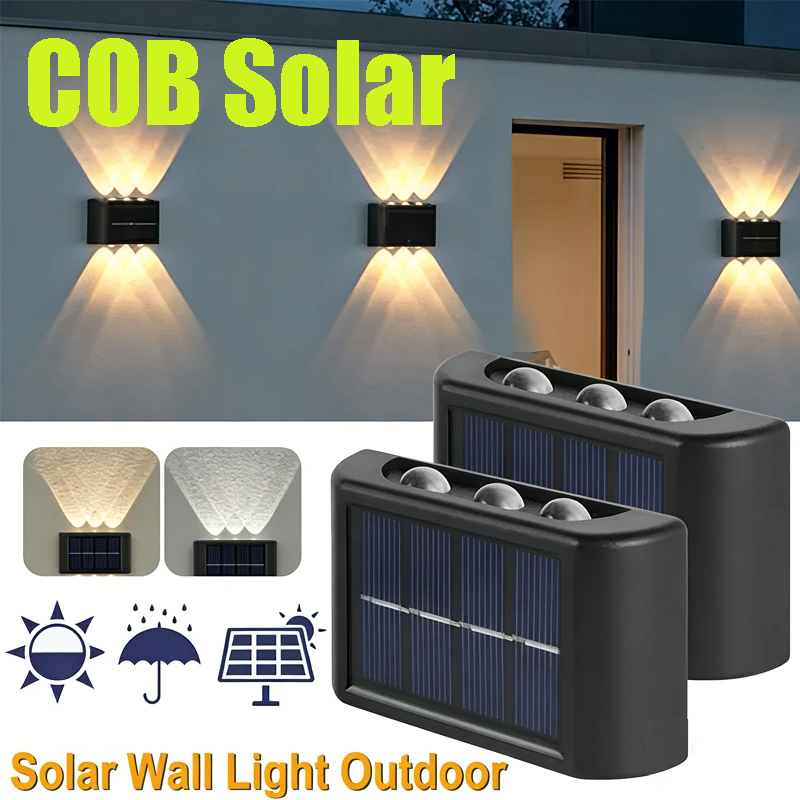 COB Solar-Wandleuchte für Auße – Outdoor Lighting Up And Down Bewertung und Preis
