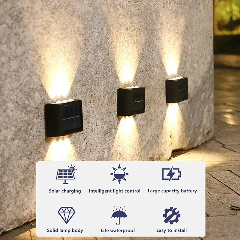 COB Solar-Wandleuchte für Auße – Outdoor Lighting Up And Down Bewertung und Preis