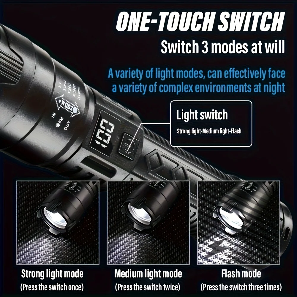 Taktische LED-Taschenlampe, 20 – Outdoor Lighting Construction Bewertung und Preis