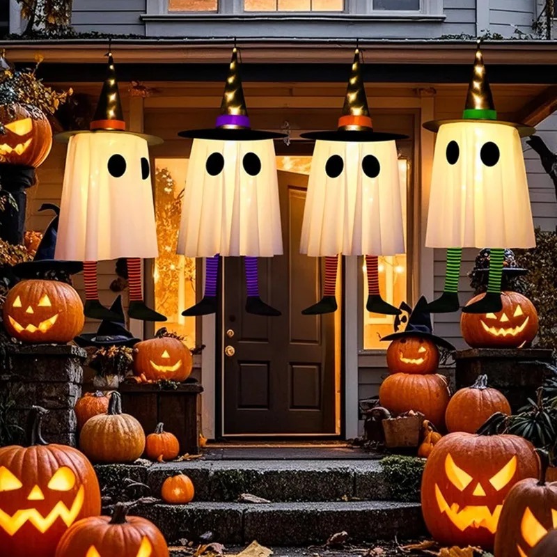 Halloween-Hängegeister-Dekorat – Outdoor Lighting Tree Bewertung und Preis
