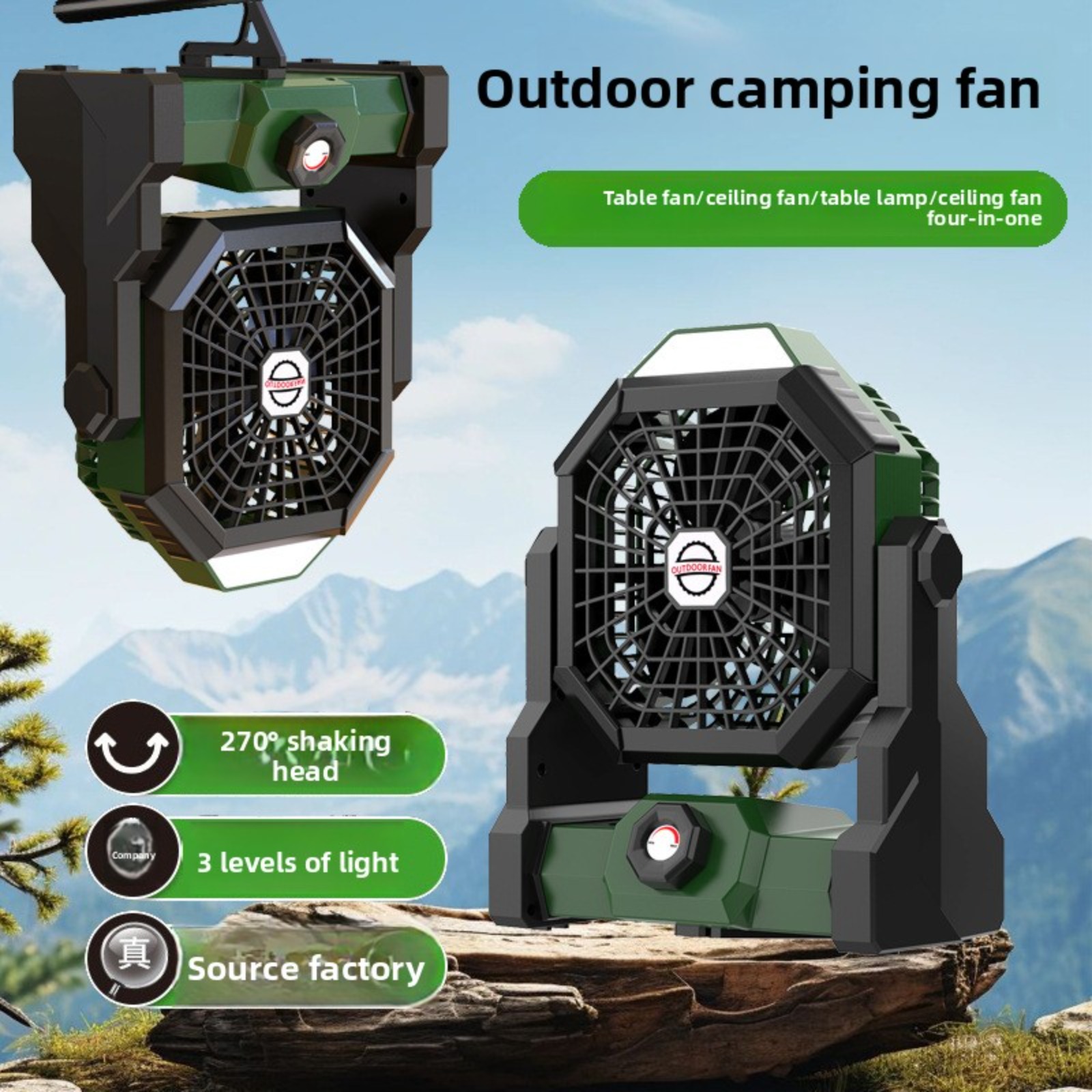 Tragbarer 4-in-1 Outdoor-Campi – Outdoor Lighting Wireless Bewertung und Preis