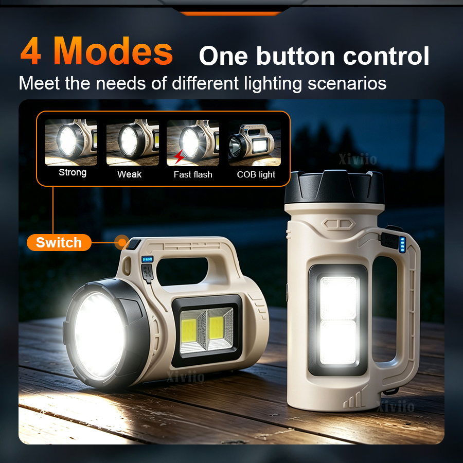 مصباح LED محمول متعدد المشاهد  – Outdoor Lighting Construction Bewertung und Preis