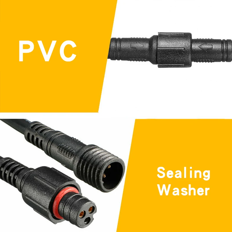 M10 Wasserdichter Steckverbind – Outdoor Lighting Extension Cable Bewertung und Preis