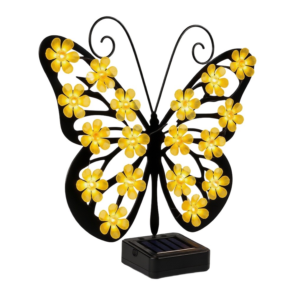Solar-Schmetterlings-Wanddekor – Outdoor Lighting Accent Bewertung und Preis
