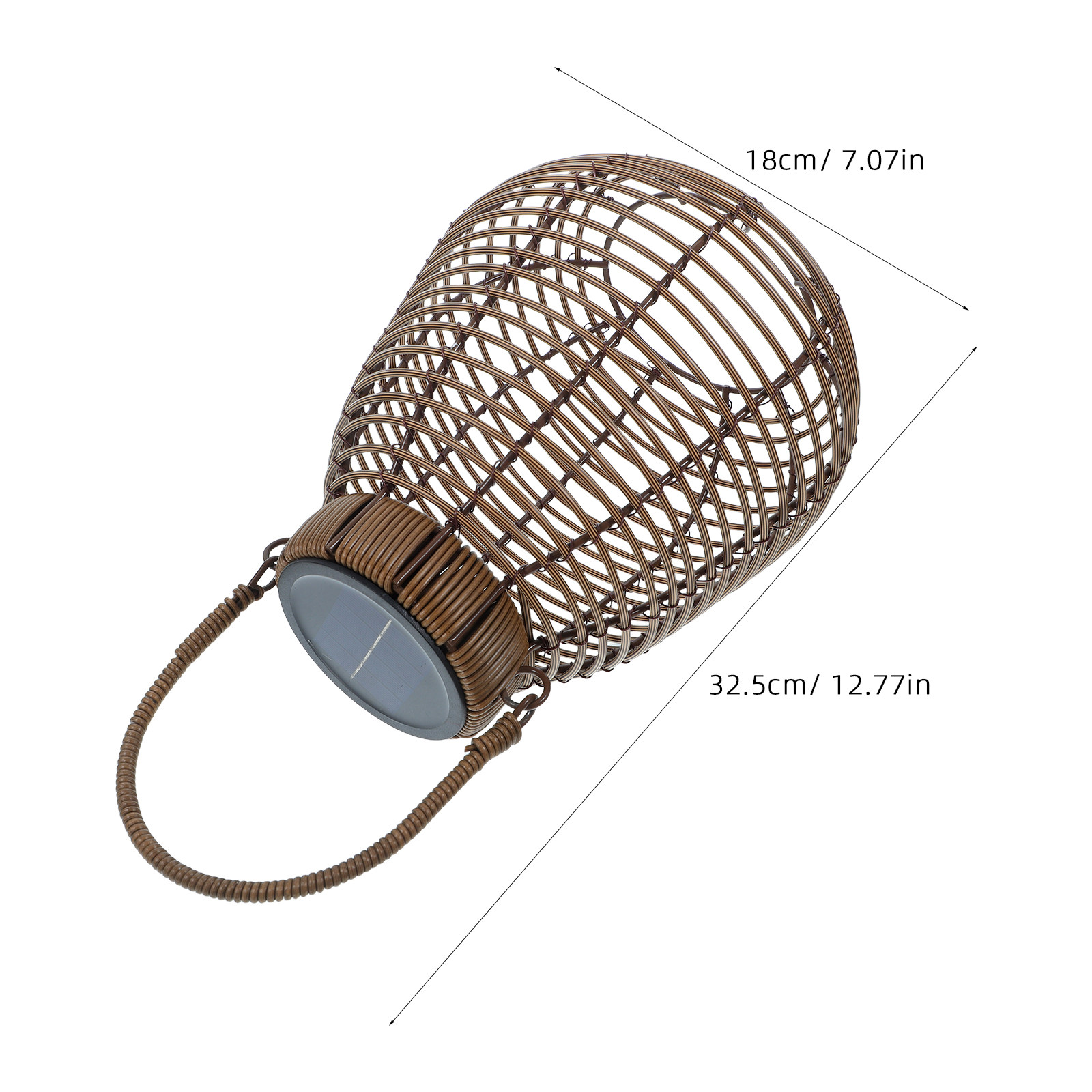 Solar-Rattan-Laterne, Garten-B – Outdoor Lighting And Decor Bewertung und Preis