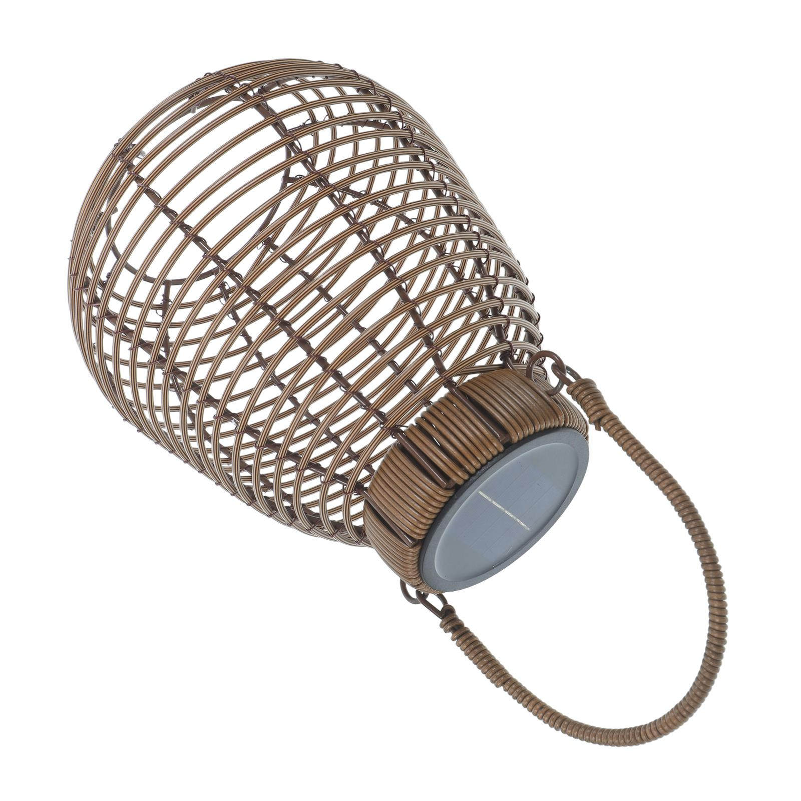 Solar-Rattan-Laterne, Garten-B – Outdoor Lighting And Decor Bewertung und Preis