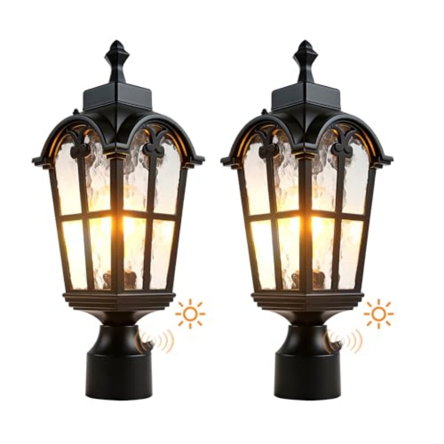 Sensor-Außenpfostenleuchten, w – Outdoor Lighting Fixtures Bewertung und Preis