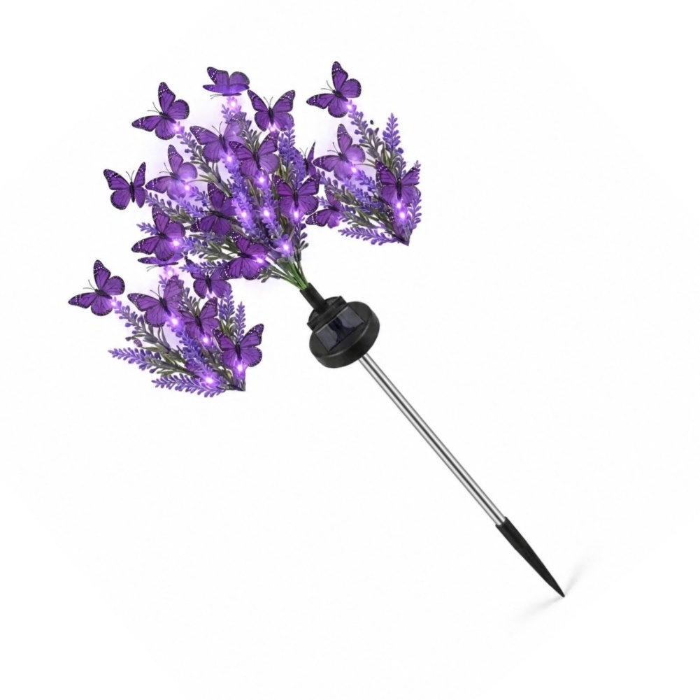 Outdoor-Blumendekoration, lila – Outdoor Lighting Accent Bewertung und Preis