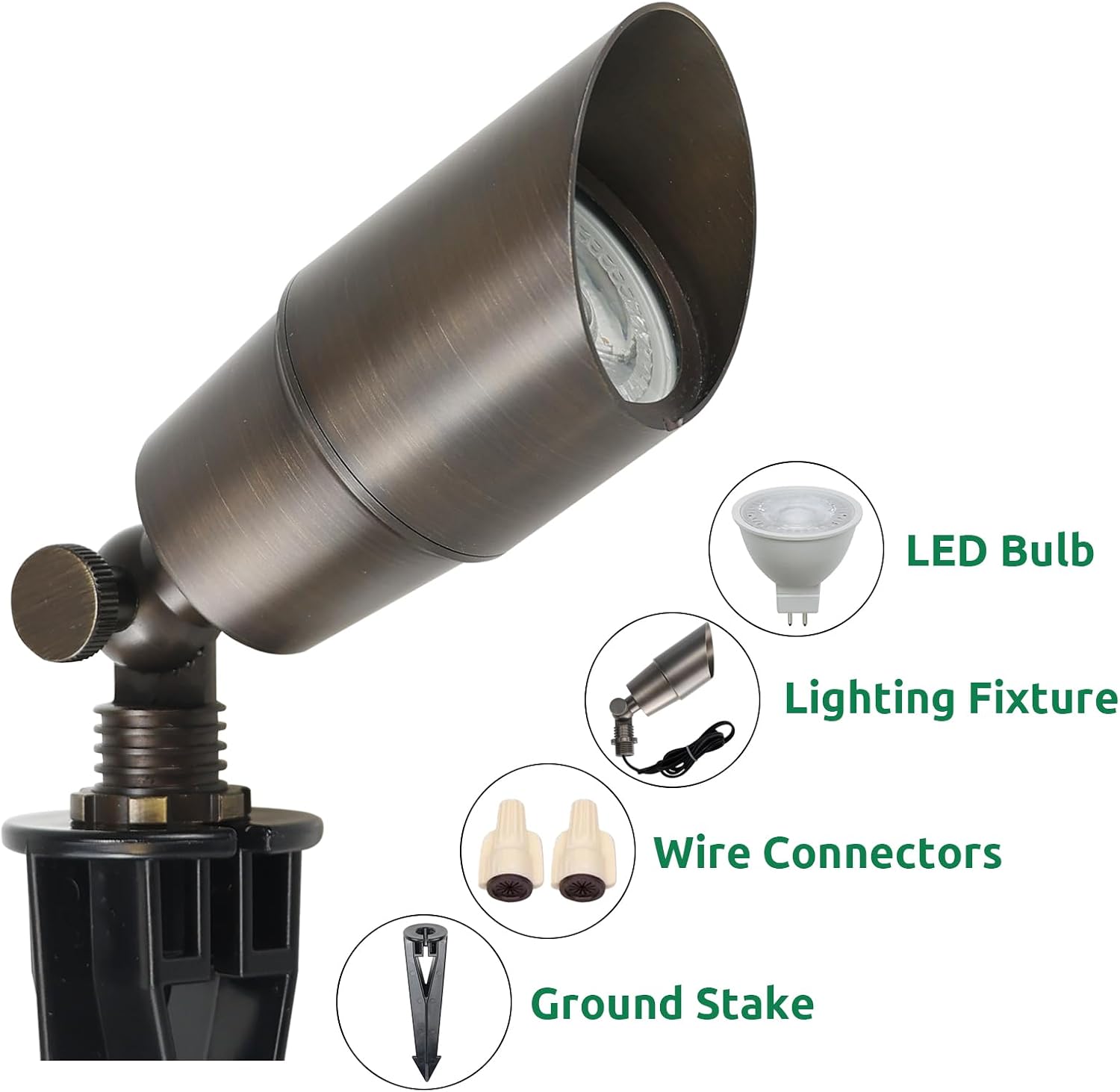 Massive Messing-LED-Landschaft – Outdoor Lighting Tree Bewertung und Preis