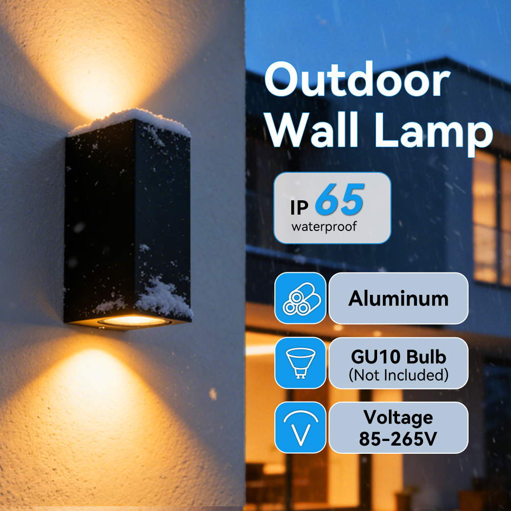 GU10 Doppelkopf-Wandleuchte, w – Outdoor Lighting Up And Down Bewertung und Preis