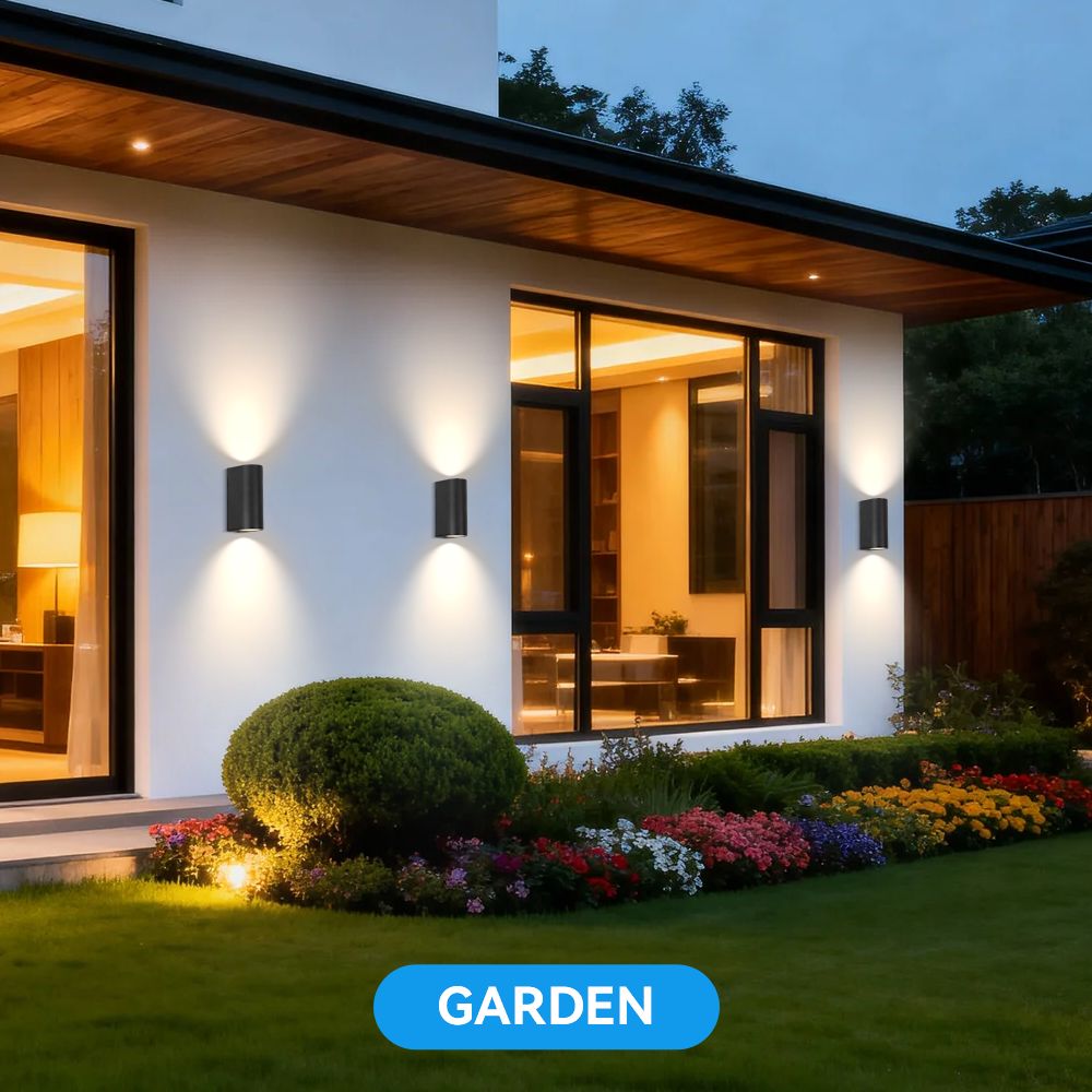 GU10 Doppelkopf-Wandleuchte, w – Outdoor Lighting Up And Down Bewertung und Preis