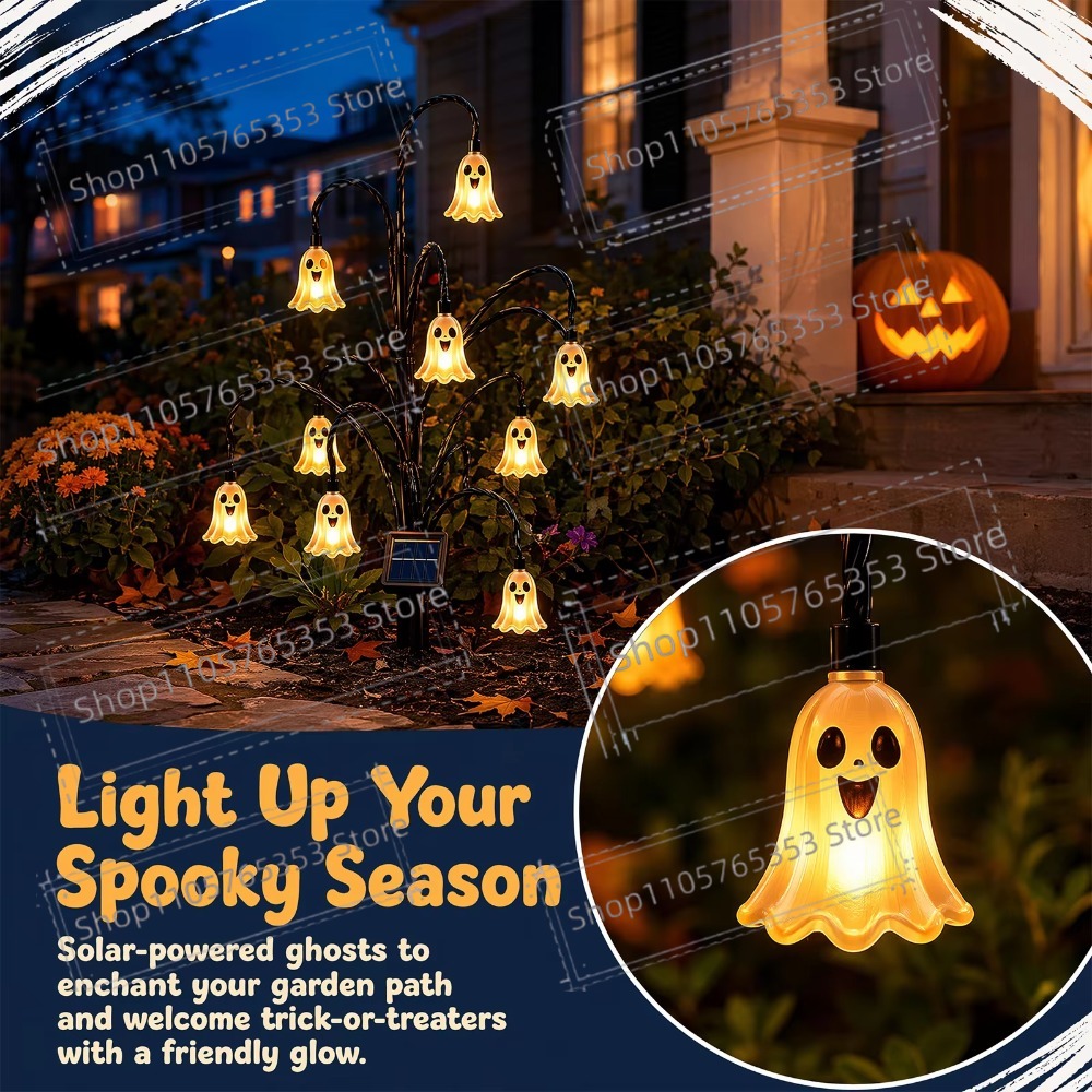 Halloween Solar-Laterne für de – Outdoor Lighting Tree Bewertung und Preis