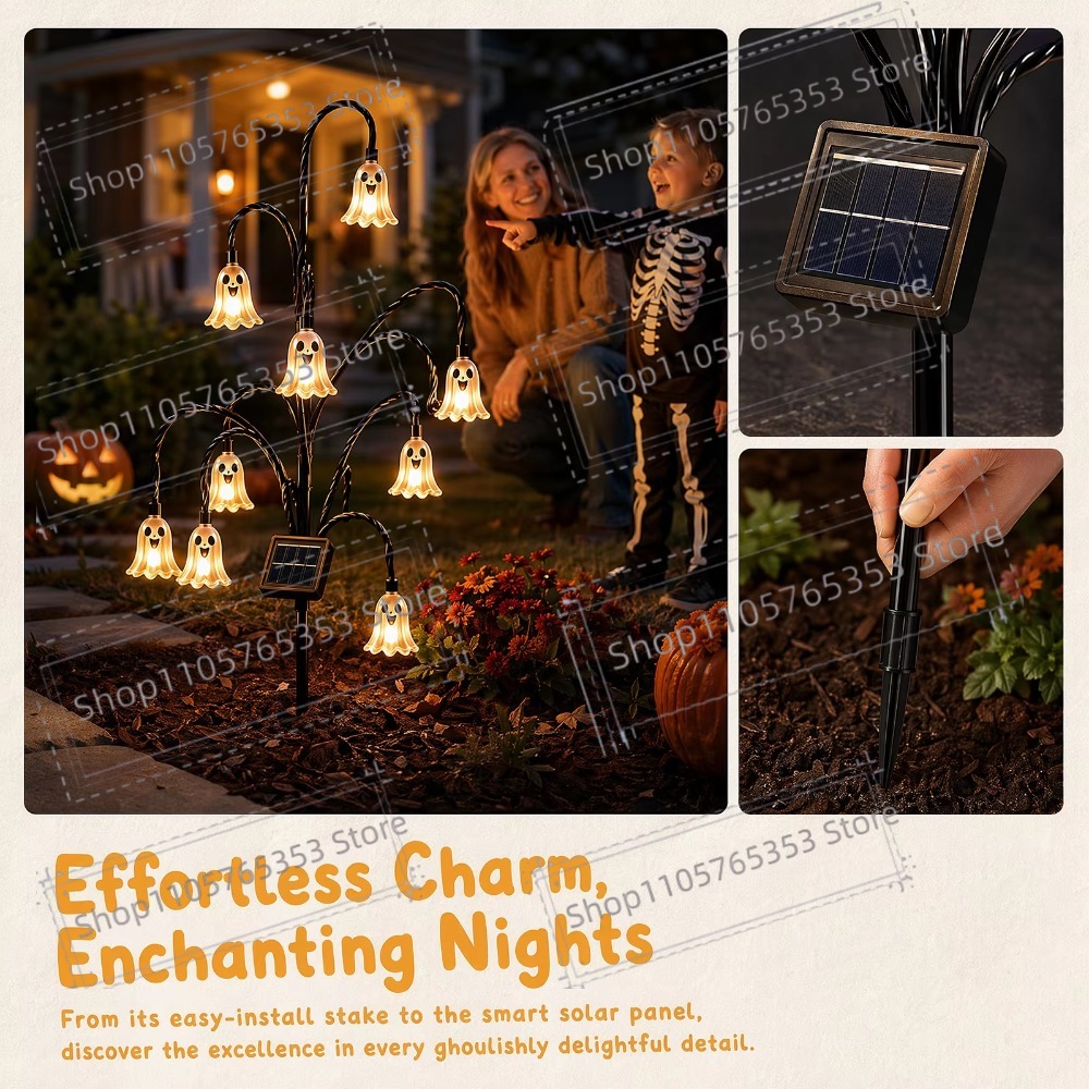 Halloween Solar-Laterne für de – Outdoor Lighting Tree Bewertung und Preis